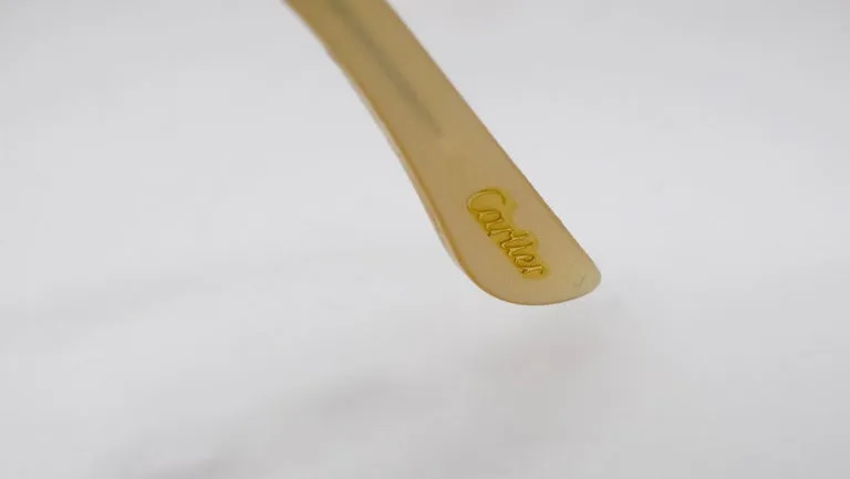 Cartier 1980s Rimless Sunglasses