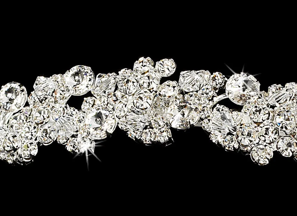 Gorgeous Swarovski Crystal Bridal Headband & Jewelry Set
