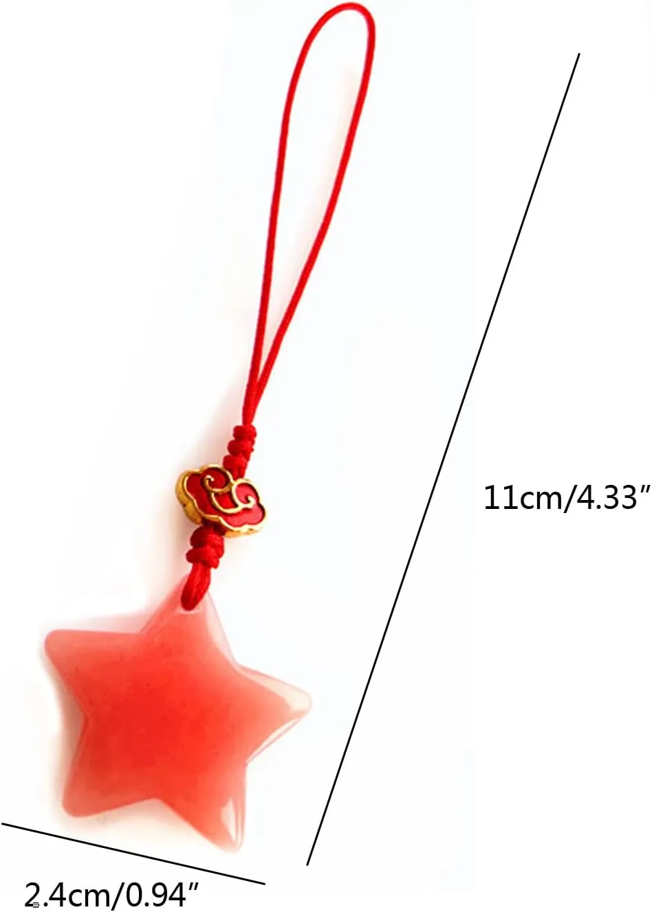 hejhncii Luminous Star Keychain Fashion Handbag Pendant Unisex Key Chain Charm Key Chain Glow In The Dark Couple Pendant