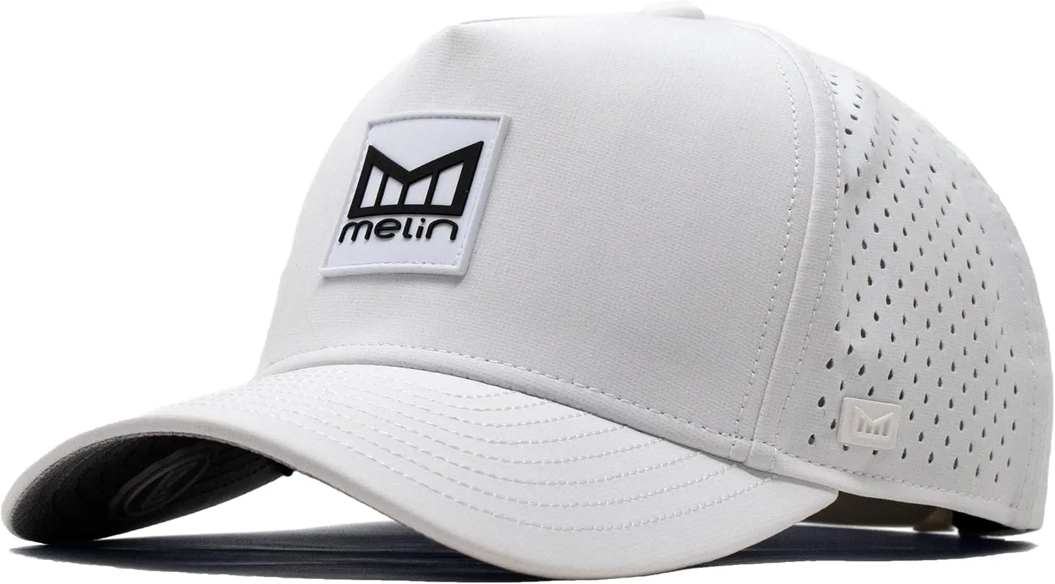 melin Odysea Stacked Hydro, Snapback Hats, Water-Resistant Baseball Caps for Men & Women, Golf, Running, or Workout Hat
