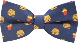 Men's Bow Ties Pre-Tied Adjustable Fun Pattern Bow Ties for Men