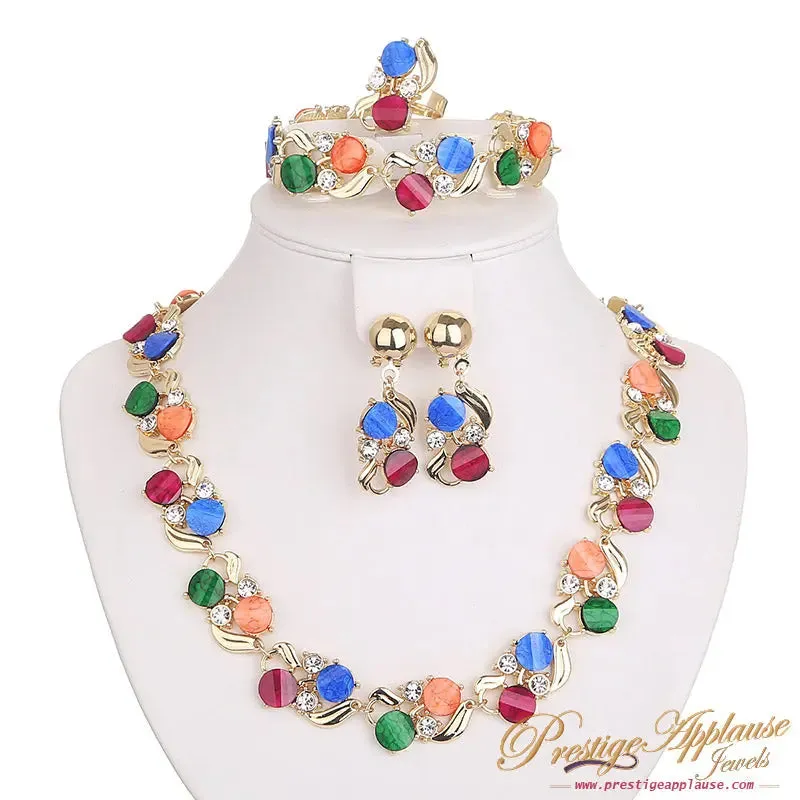 Multi colour Fashion Jewellery Set