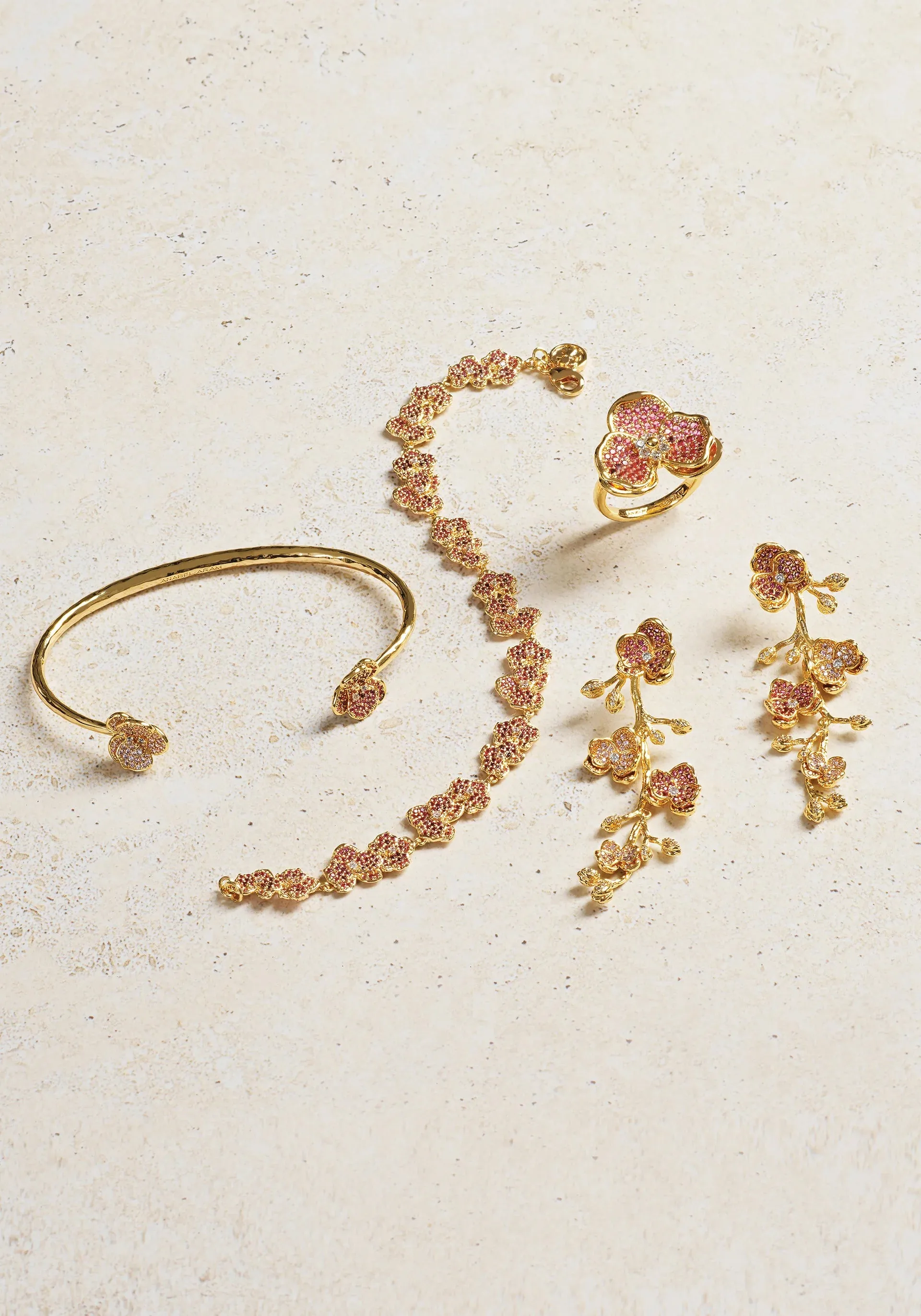 Orchid Pavé Tennis Bracelet