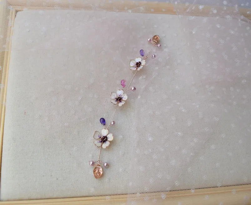 Sakura Hair vines Rose gold