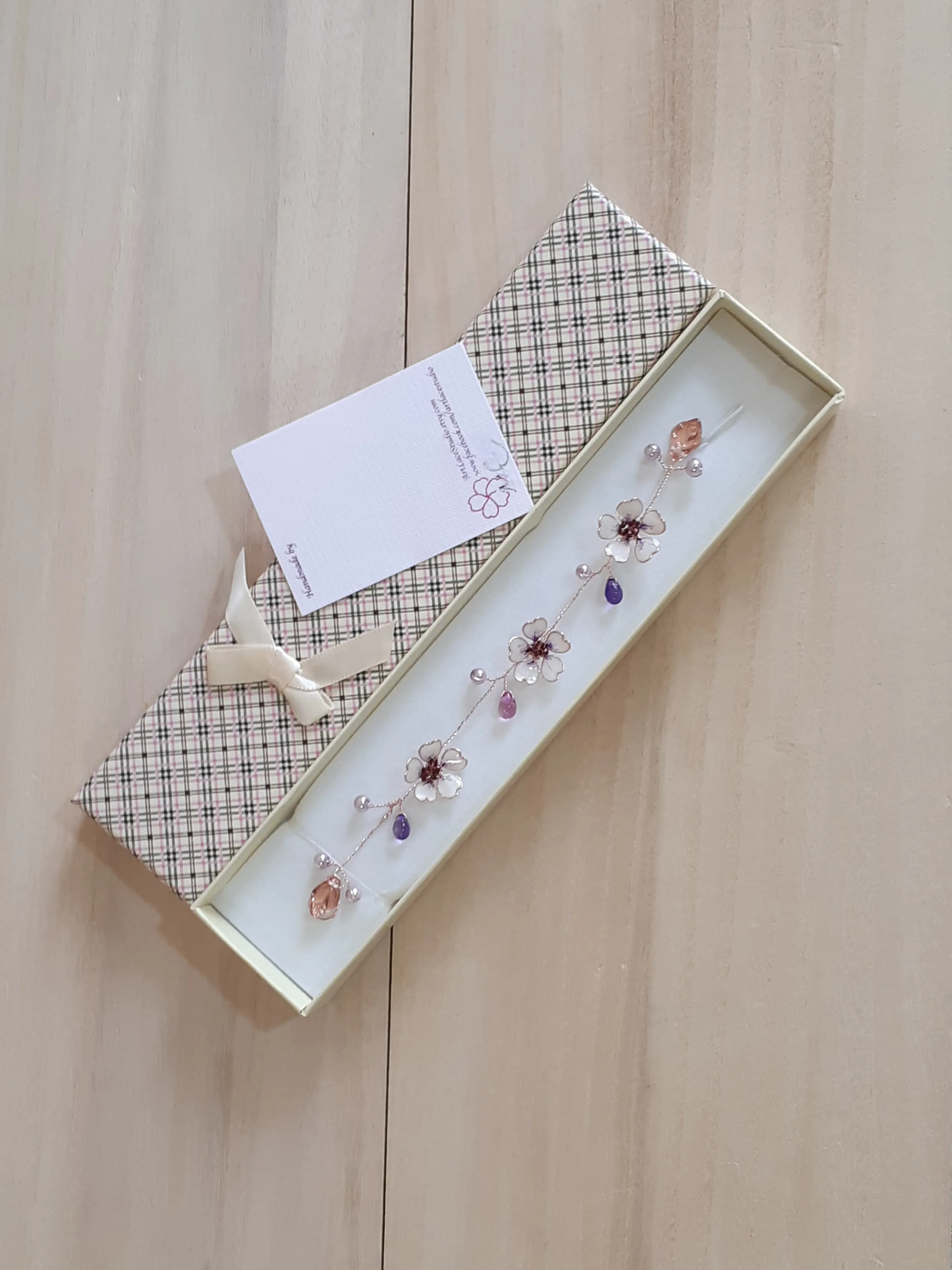 Sakura Hair vines Rose gold