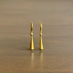 Tapered Pod Drop Earrings