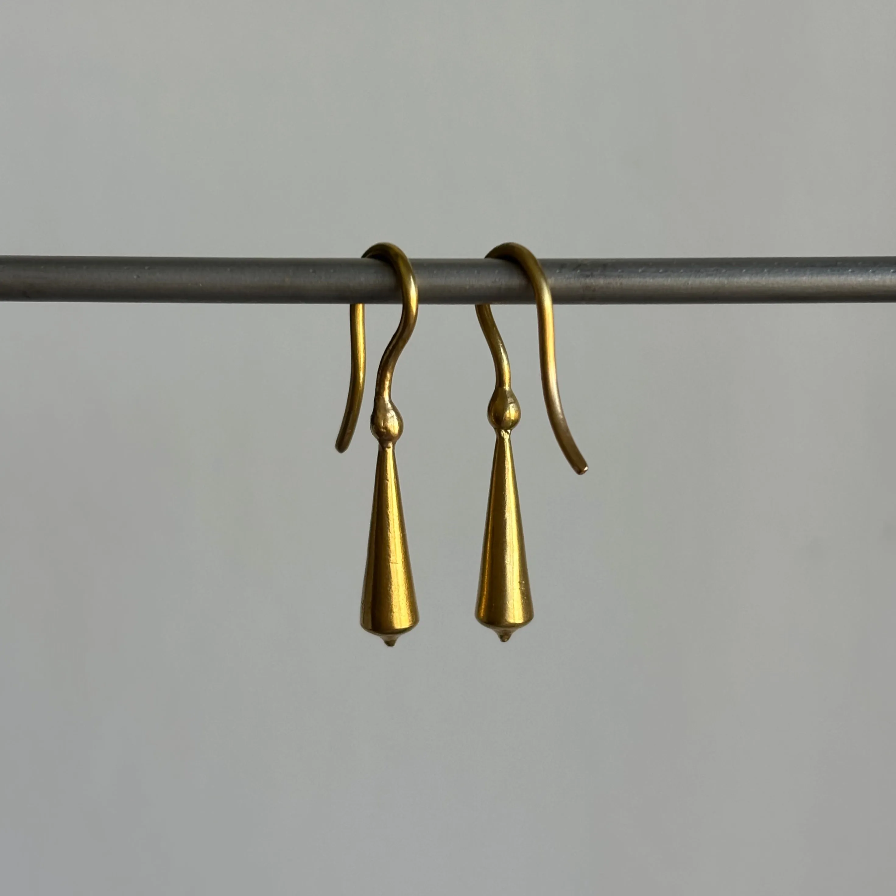 Tapered Pod Drop Earrings