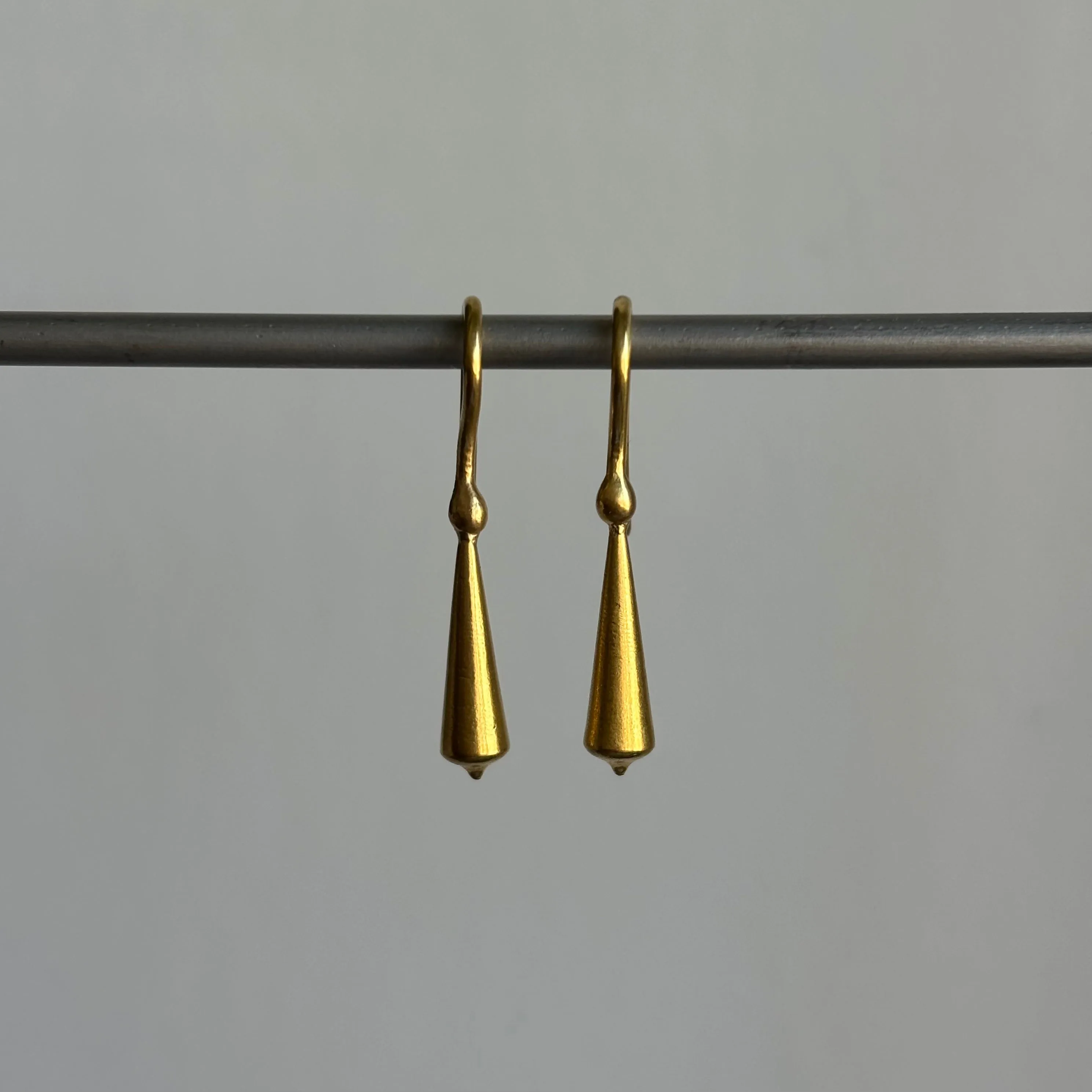 Tapered Pod Drop Earrings