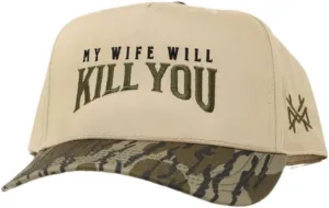 The Mad Hatter, Men & Womens Trucker Hat, Premium Adjustable Snapback for Everyday Wear, My Wife Will Kill You