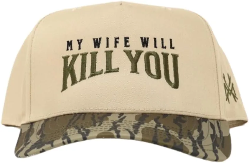 The Mad Hatter, Men & Womens Trucker Hat, Premium Adjustable Snapback for Everyday Wear, My Wife Will Kill You