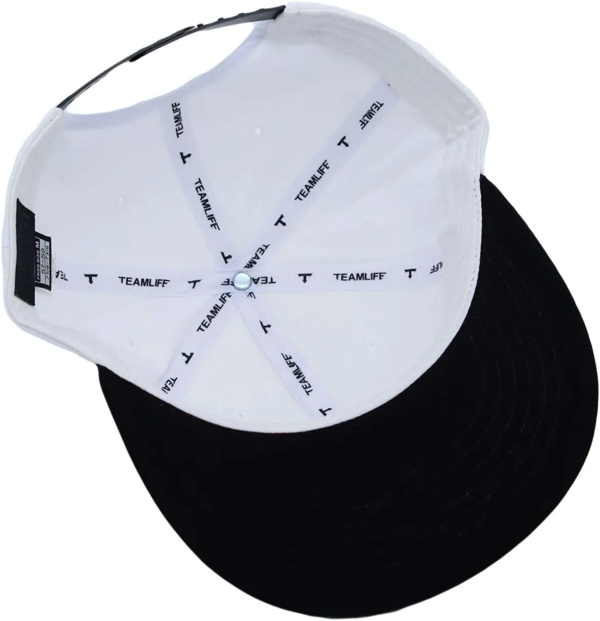 WITHMOONS Snapback Hat Flat Brim Two Tone Hiphop Baseball Cap TR21318