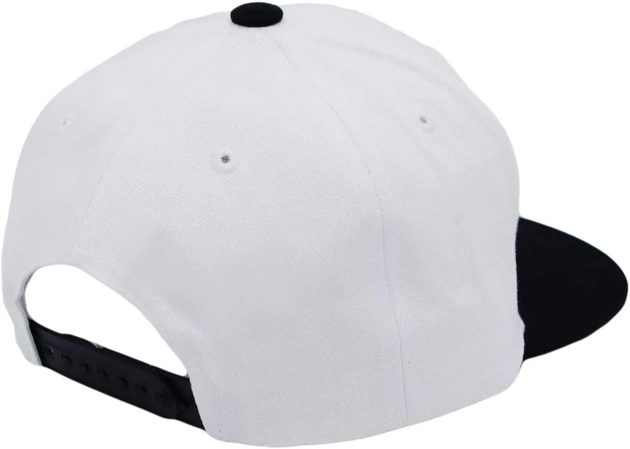 WITHMOONS Snapback Hat Flat Brim Two Tone Hiphop Baseball Cap TR21318